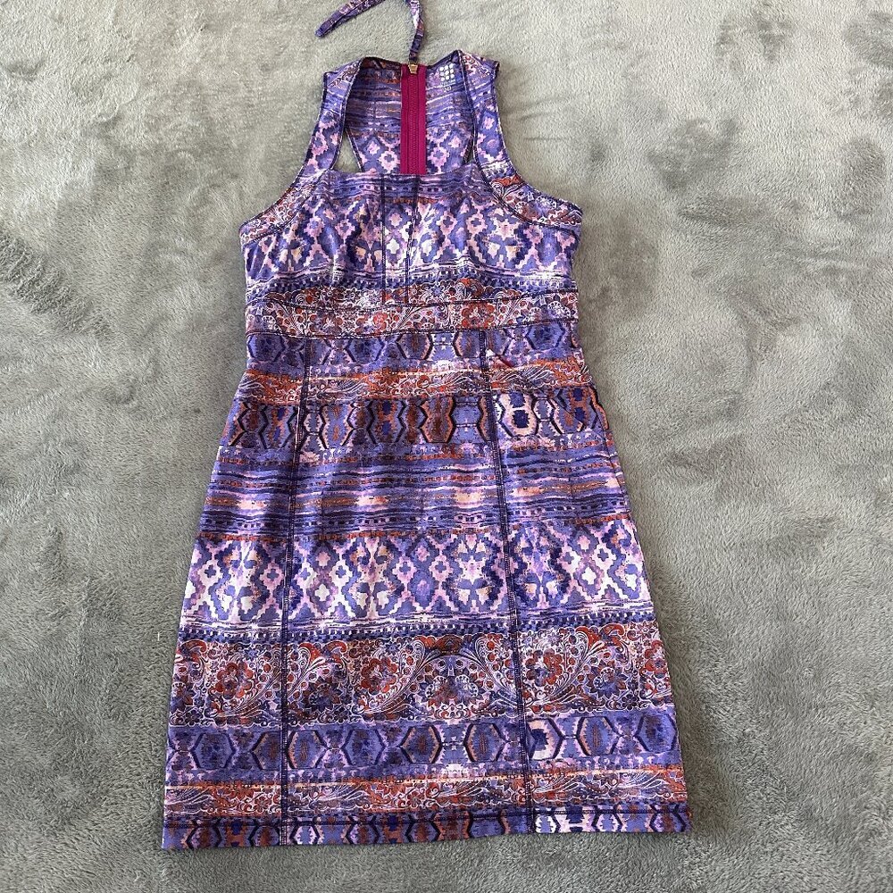 Title Nine Nimblene Purple Tennis Dress Women's size 10 Pickleball Athletic